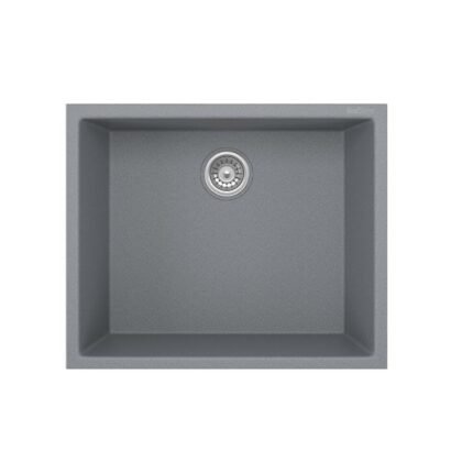 Real Stone Steep 50x40 Gri Granit Mutfak Eviyesi