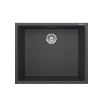 Real Stone Steep 50x40 Antrasit Granit Mutfak Eviyesi