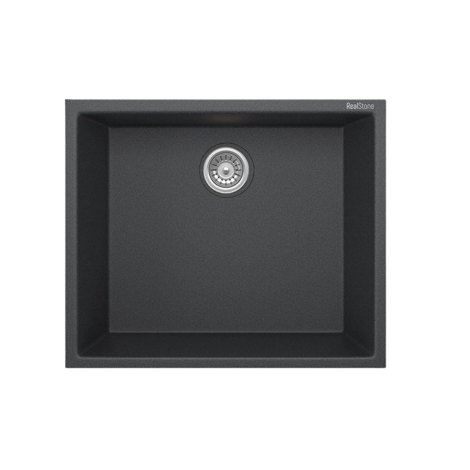 STEEP ANTRASİT 50X40 Real Stone Steep 50x40 Antrasit Granit Mutfak Eviyesi - Görsel 1