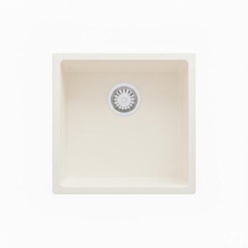 Real Stone Steep 40x40 Beyaz Granit Mutfak Eviyesi