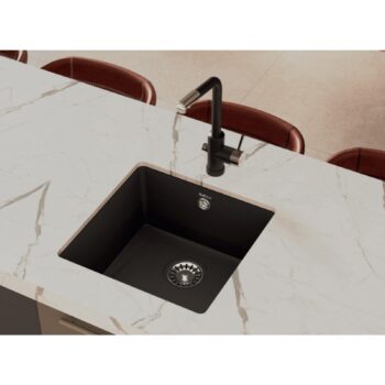 Real Stone Steep 50x40 Antrasit Granit Mutfak Eviyesi - Görsel 2