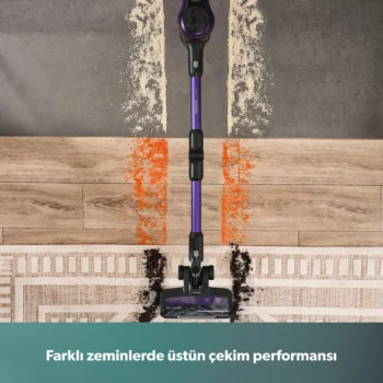Homend Dustrider 1266H Dikey Süpürge Mor - Görsel 3