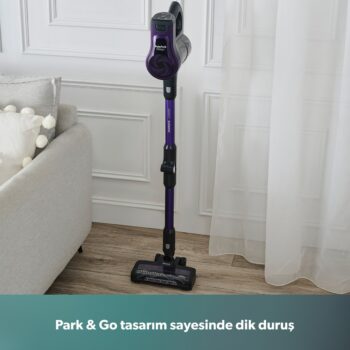 Homend Dustrider 1266H Dikey Süpürge Mor - Görsel 4