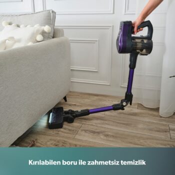 Homend Dustrider 1266H Dikey Süpürge Mor - Görsel 5