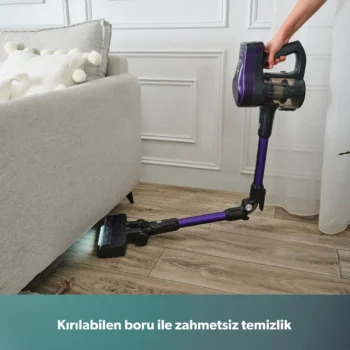Homend Dustrider 1266H Dikey Süpürge Mor - Görsel 5