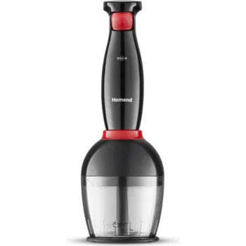 Homend Handmaid 1967H Blender Set Siyah Kırmızı - Görsel 2