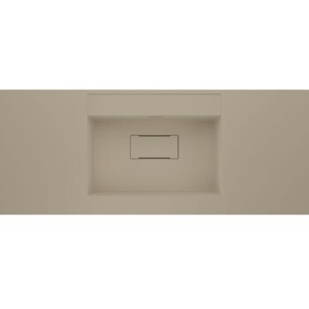 Real Stone Flatstone 80x50 Krem Etajerli Granit Banyo Lavabosu