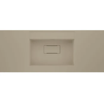 Real Stone Flatstone 80x50 Krem Etajerli Granit Banyo Lavabosu
