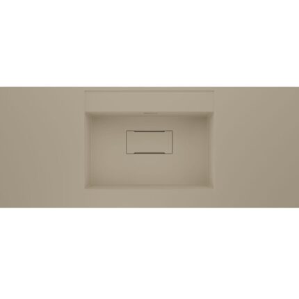 Real Stone Flatstone 80x50 Krem Etajerli Granit Banyo Lavabosu