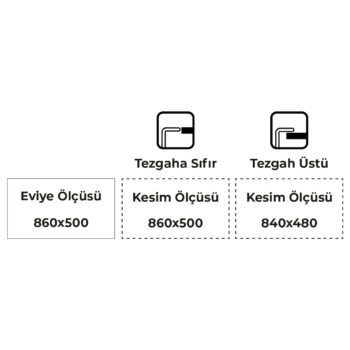 Real P014 LOADİKYA 86 XL Siyah Granit Mutfak Eviyesi 86X50 cm - Görsel 5