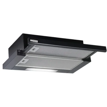 Ukinox Trager S 500 Siyah Aspiratör 60 cm