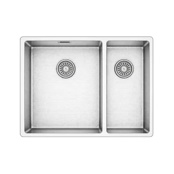 GL General Redux 58x44 Inox Petek Dokulu Sağ 1,5 Gözlü Paslanmaz Çelik Mutfak Eviyesi - Görsel 3