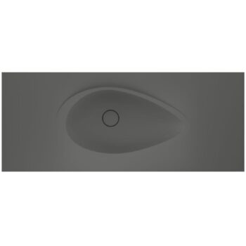 Real Stone Avocado Etajerli 80x50 Antrasit Granit Banyo Lavabosu