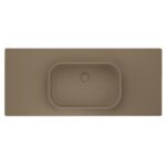 Real Stone Pure Etajerli 70x50 Cappucino Granit Banyo Lavabosu