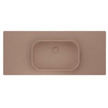 Real Stone Pure Etajerli 70x50 Pudra Granit Banyo Lavabosu