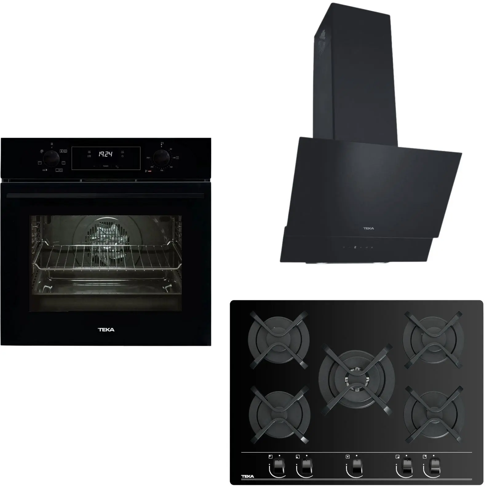 Teka ATV 60 Duvar Tipi Davlumbaz Siyah