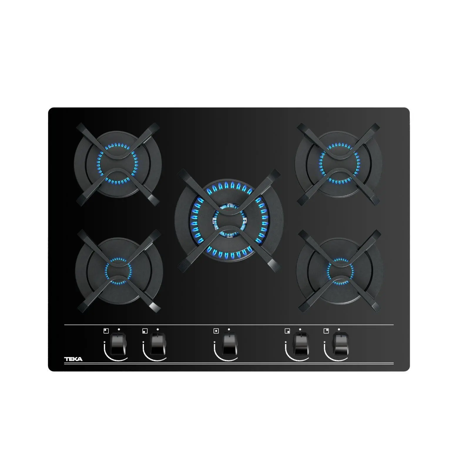 Teka Gbc 75030 Kbc Bk (E4) Siyah Cam Ankastre Ocak