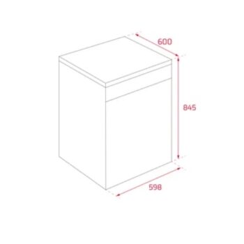 Teka Çeyiz Seti RTF 43750 - WMK 40940 - DFS 46760  3’lü Beyaz Eşya Seti - Görsel 7