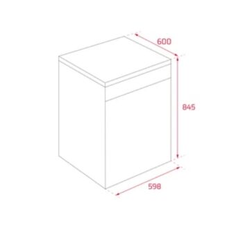 Teka DFS 46760 WH Solo Bulaşık Makinesi - Görsel 6