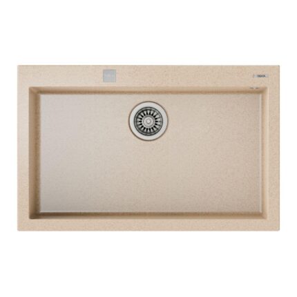 Teka Forsquare 72.40 TG Tezgah Üstü Avena Beige Granit Mutfak Eviyesi