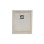 Teka Square 34.40 TG Tek Hazneli Bright Cream Tezgahaltı Granit Mutfak Eviyesi