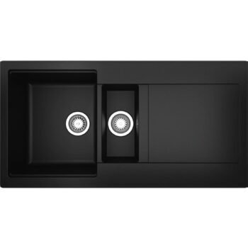 Teka Clivo 60 B-TQ Plus 1,5 Gözlü Siyah Granit Mutfak Eviyesi