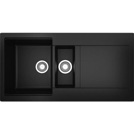 Teka Clivo 60 B-TQ Plus 1,5 Gözlü Siyah Granit Mutfak Eviyesi