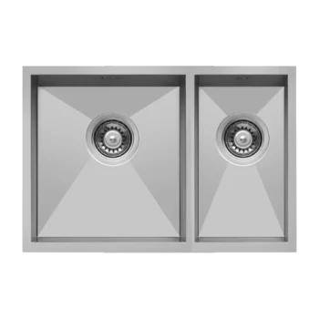 Livinox 38x40x23cm 1,5 Gözlü Damlalıksız Polisajlı Küçük Göz Sağda Paslanmaz Çelik Eviye