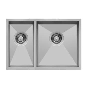 Livinox 38x40x23cm 1,5 Gözlü Damlalıksız Polisajlı Küçük Göz Solda Paslanmaz Çelik Eviye