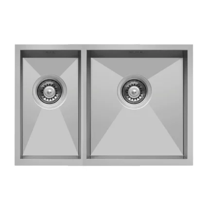 Livinox 38x40x23cm 1,5 Gözlü Damlalıksız Polisajlı Küçük Göz Solda Paslanmaz Çelik Eviye