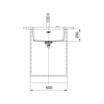 Franke Maris MRG 210/110-52 Slate Grey Tek Gözlü Granit Mutfak Eviyesi - Görsel 3