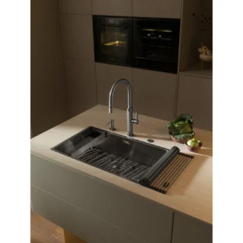 Franke Mythos Masterpiece BXM 210/110-68 – ATLAS Sıvı Sabunluk -  Mythos Masterpiece Duşlamalı Antrasit Mutfak Eviye Batarya Seti - Görsel 3