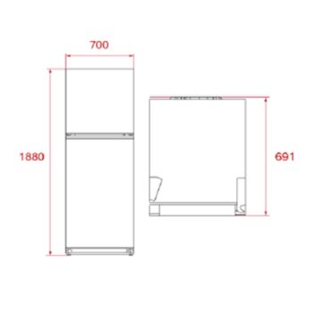 Teka RTF 44750 SS 70 cm 463 lt No Frost Inox Solo Buzdolabı - Görsel 3