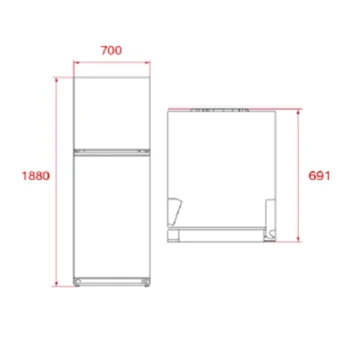 Teka RTF 44750 WH 70 cm 463 lt No Frost Beyaz Solo Buzdolabı - Görsel 3