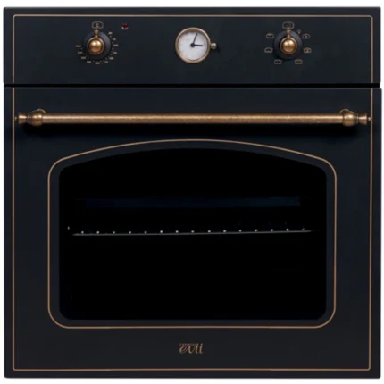 Çetintaş Evii RS 1237 Siyah Rustik Ankastre Fırın