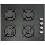 Çetintaş Evii 848 CAT L EI Siyah Emaye Cam Ankastre Ocak