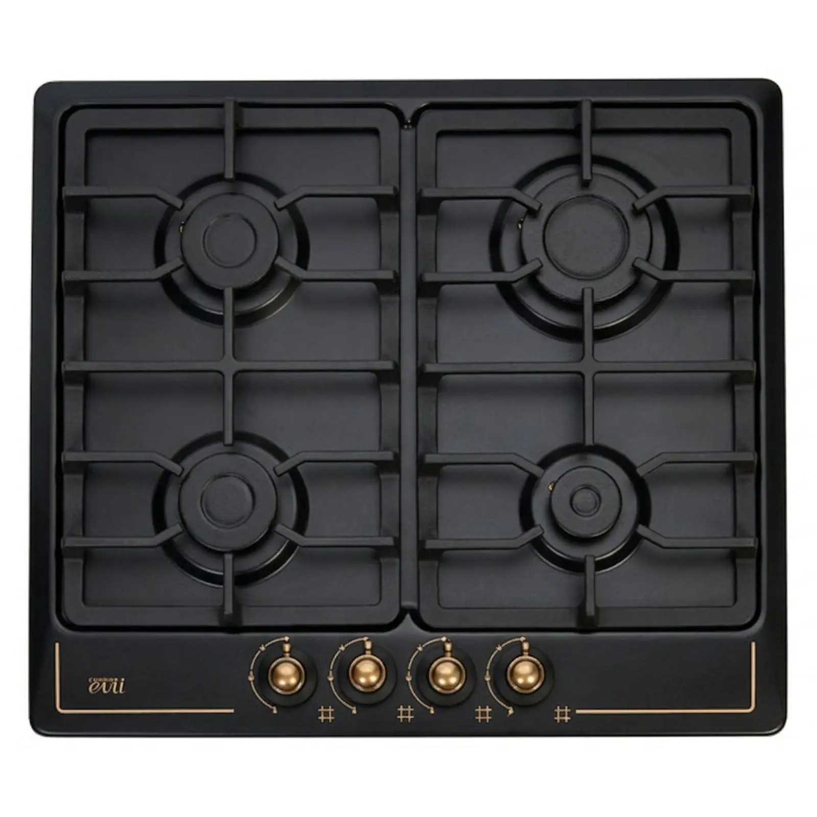 Çetintaş Evii WL 848 EAT RS Rustik Siyah 60 cm Ankastre Ocak