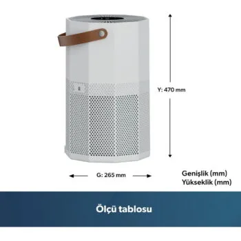 Homend 9012H Wi-Fi Destekli UV-C ve İyonizerli Akıllı Hava Temizleme Makinesi - Görsel 3