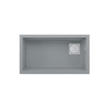 Real Stone Almila 75,5x42,4 cm Gri Granit Mutfak Eviyesi - Görsel 2