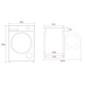 Teka WM 21041 W TR 10 kg 1400 Devir Çamaşır Makinesi - Görsel 6