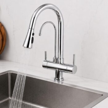 FLEKO Dual Krom Arıtmalı Spiralli Mutfak Bataryası