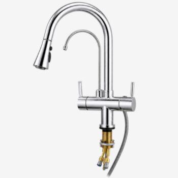 FLEKO Dual Krom Arıtmalı Spiralli Mutfak Bataryası - Görsel 3