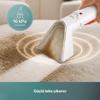 Homend Stain X 1256H Koltuk ve Halı Yıkama Makinesi Beyaz - Görsel 4