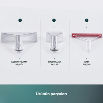 Homend Stain X 1256H Koltuk ve Halı Yıkama Makinesi Beyaz - Görsel 7