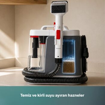 Homend Stain X 1256H Koltuk ve Halı Yıkama Makinesi Beyaz - Görsel 8
