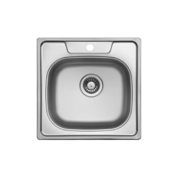 Ukinox Wellinox COP 503 Tezgah Üstü 50.3x50.3 cm Paslanmaz Çelik Eviye