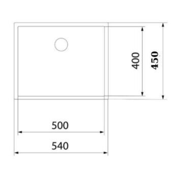 GL General NEO 50 40x50 Antrasit Petek Dokulu Mutfak Eviyesi 304 Paslanmaz Çelik 1mm - Görsel 3