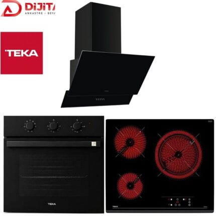 Teka Ankastre Set Siyah (HBB 54500 BK - ATV 60.3 BK - TZ 6316 )