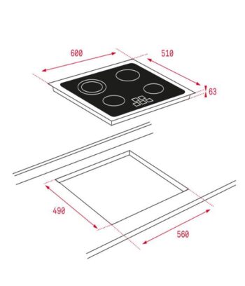 Teka Ankastre Set Siyah (HBB 54500 BK - ATV 60.3 BK - TZ 6316 ) - Görsel 5